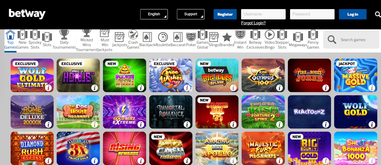 Betway Casino Online Betway Casino