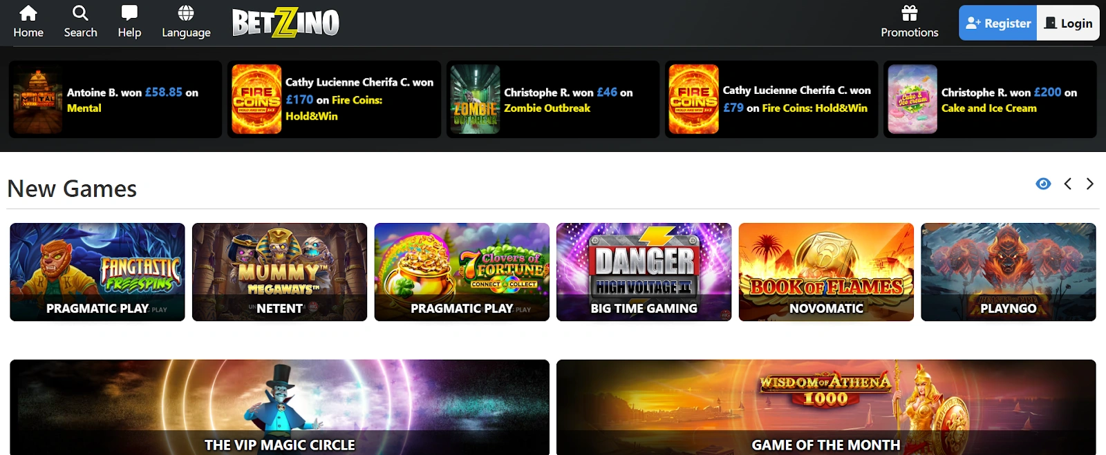 Betzino Online Casino Betzino Casino