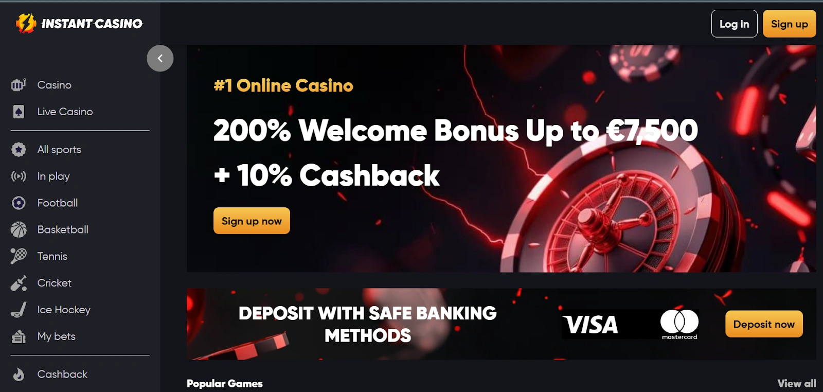 Instant Casino Online Instant Casino